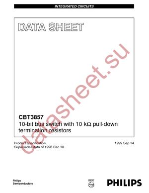 CBT3857PW,118 datasheet  